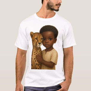 Cheetah & Boy: Bond of the wild and innocent T-Shirt