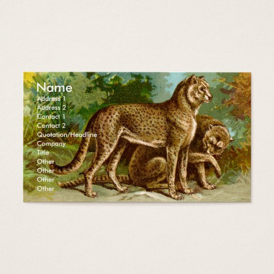 Cheetah Business Card