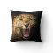 Cheetah Cat Wildlife Throw Pillow