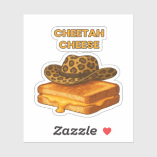 Cheetah Cheese Funny Grilled Cheese Cowboy Hat 