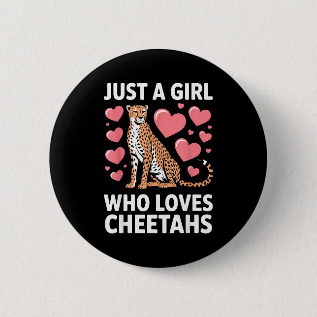 Cheetah Costume For Women Girls African Cheetah Lo 6 Cm Round Badge (Front)