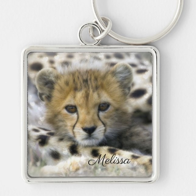 Cheetah Cub Key Ring (Front)