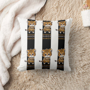 Cheetah Dancing Print Cushion