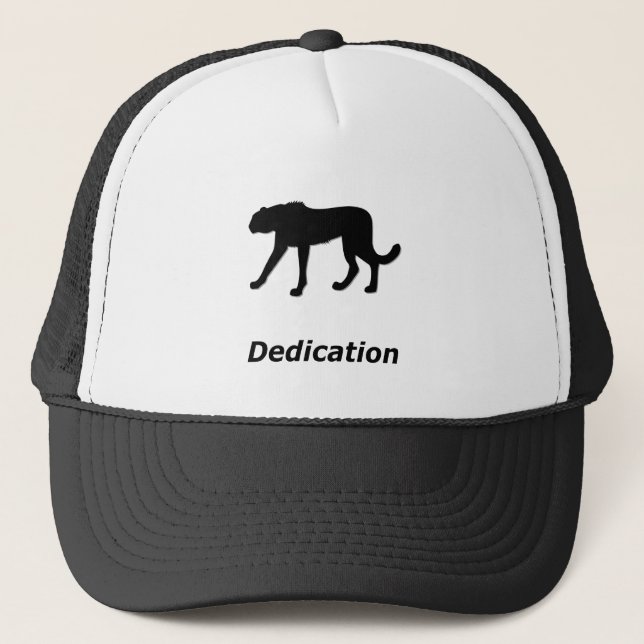 Cheetah Dedication Trucker Hat (Front)
