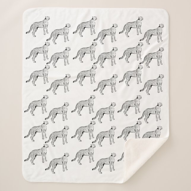 Cheetah Design Blanket (Front)