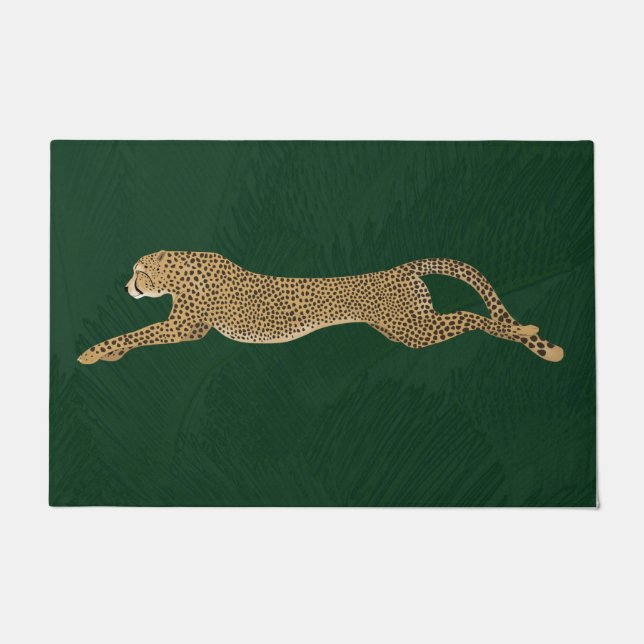 Cheetah Door Mat (Front)