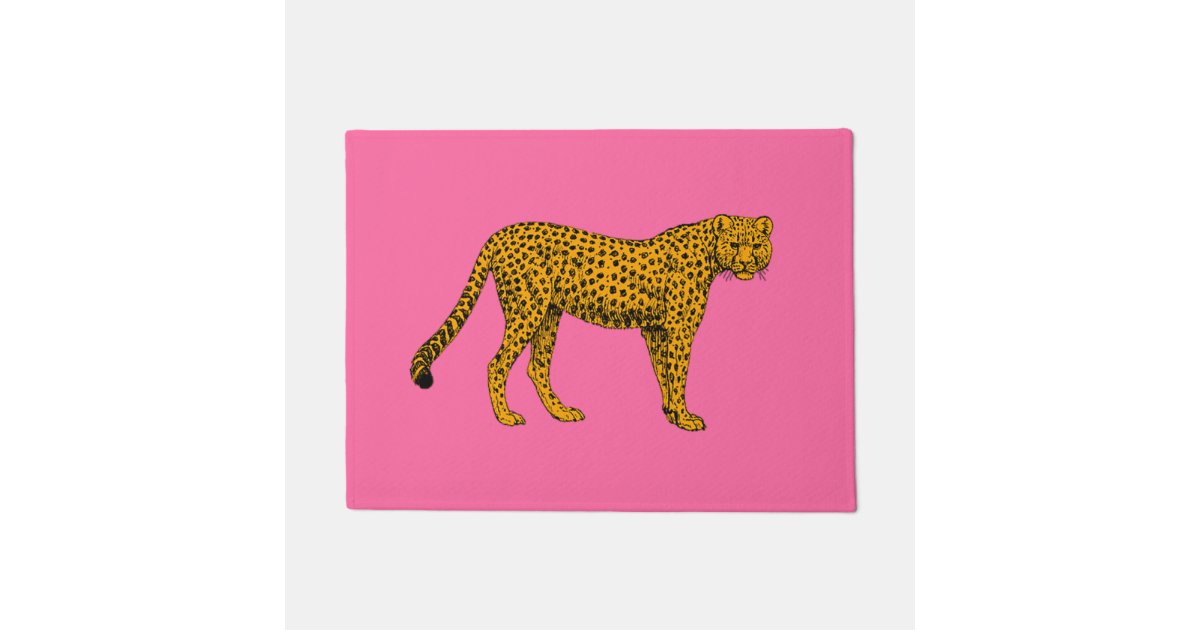 Cheetah Doormat Zazzle