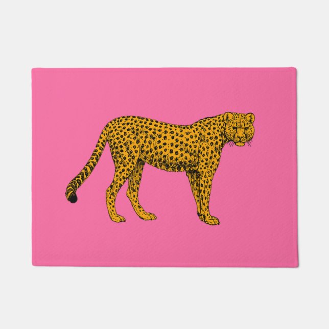 Cheetah Doormat (Front)
