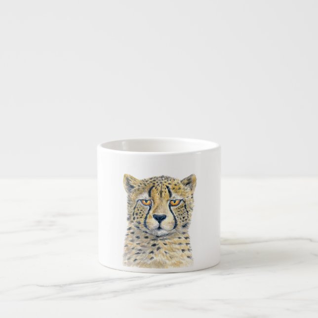 Cheetah Espresso Cup (Front)