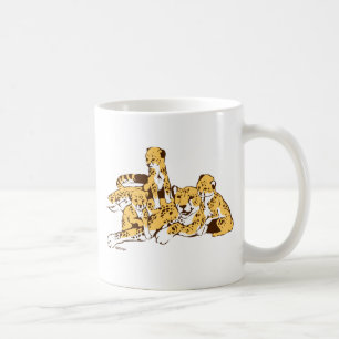 Cheetah Family Coffee Mug
