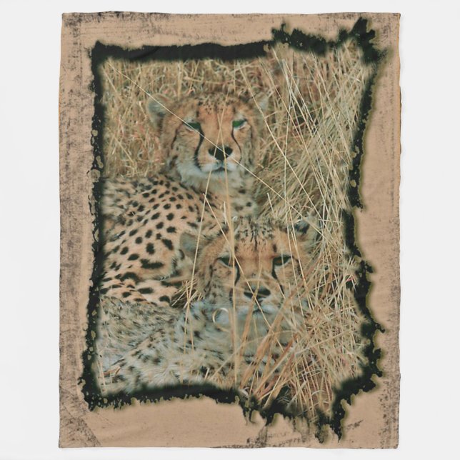 Cheetah Fleece Blanket (Front)