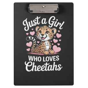 Cheetah Funny Quote  Clipboard