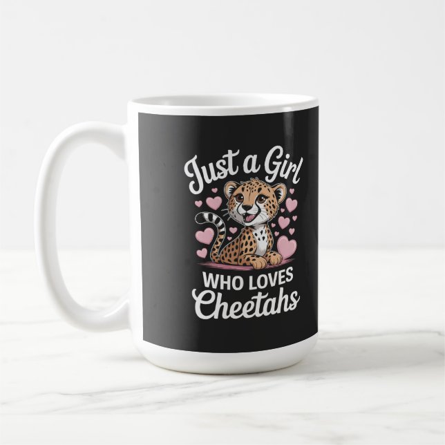 Cheetah Funny Quote  Coffee Mug (Left)