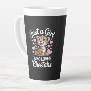 Cheetah Funny Quote Latte Mug