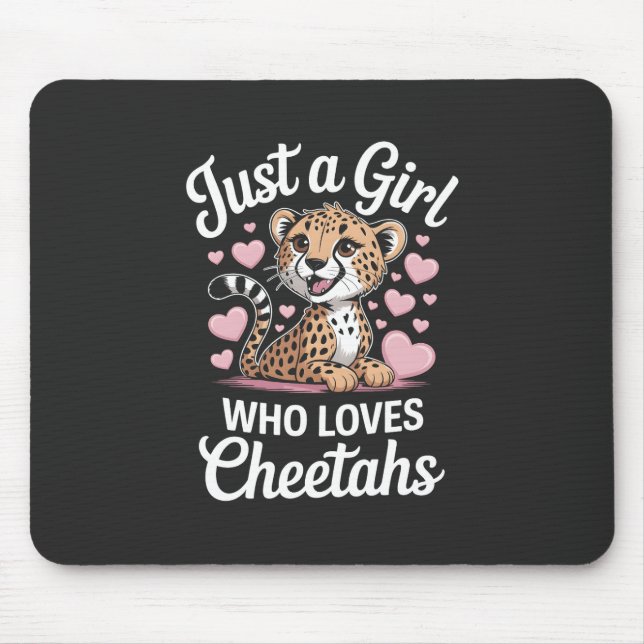 Cheetah Funny Quote  Mouse Mat (Front)