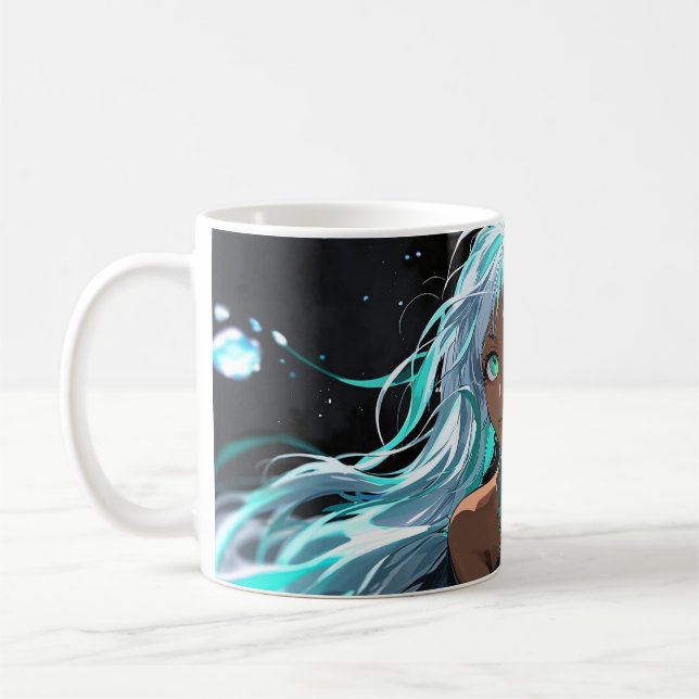 Cheetah girl coffee mug (Left)