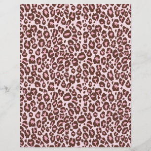 Cheetah Girl Scrapbook Paper Dual-sided CH