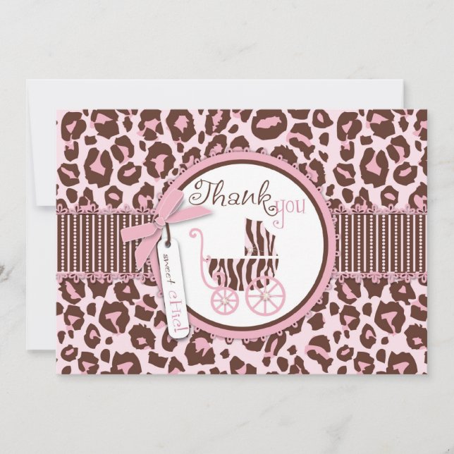 Cheetah Girl TY Card Pink B2 (Front)