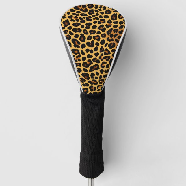 Cheetah Golf Head Cover – Wild Style & Premium Pro (Front)