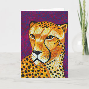 Cheetah Greeting Card