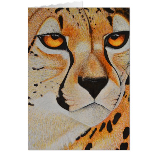 Cheetah Greeting Card (Front)