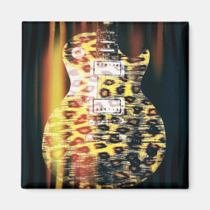 Cheetah Guitar Magnet