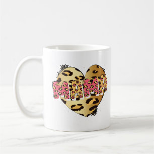 Cheetah Heart Mama Coffee Mug