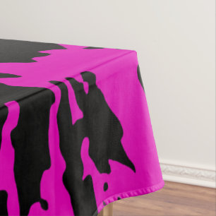 Cheetah Hot Pink Tablecloth