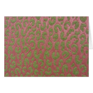 Cheetah in Pink & Green