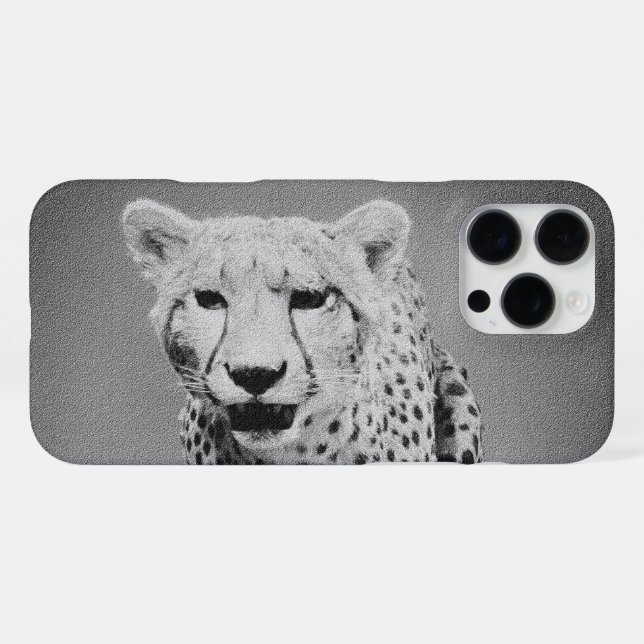 Cheetah iPhone Case (Back Horizontal)