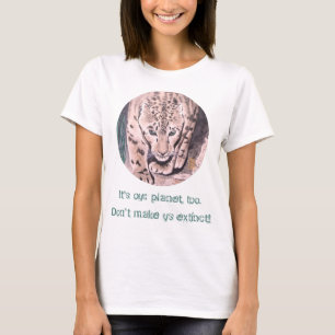 Cheetah "It's my planet, too!" T-Shirt