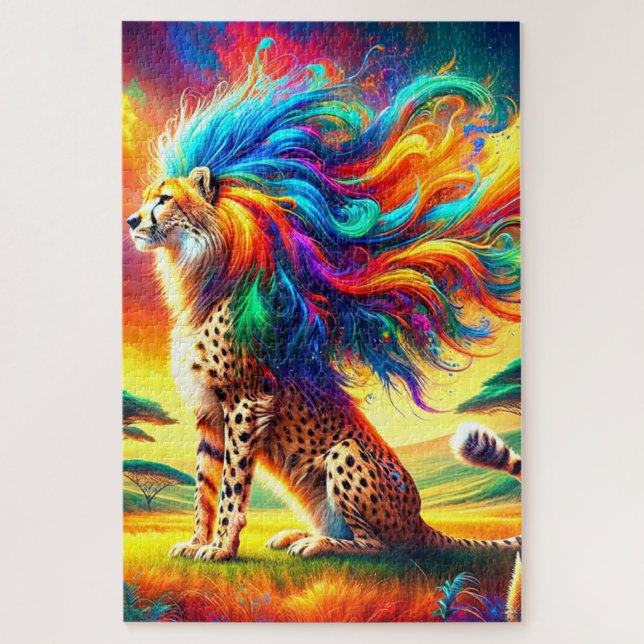 Cheetah Jigsaw Puzzle (Vertical)