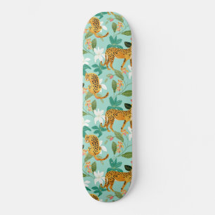 Cheetah Jungle, Wildlife Nature Wild Cats Tigers Skateboard
