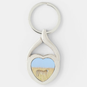Cheetah Key Ring