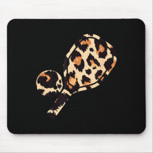 Cheetah leopard pickleball paddleball sports mom mouse mat