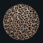 cheetah leopard print dartboard<br><div class="desc">"cheetah leopard print ", "leopard print", "Animal Print",  cheetah, leopard, ocelot, "black leopard", "leopard fur", "leopard art", "brown leopard", , tacky fur,  furry, , "african leopard"wildlife animal feline cat brown black pattern print</div>