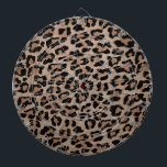 cheetah leopard print dartboard<br><div class="desc">"cheetah leopard print ", "leopard print", "Animal Print",  cheetah, leopard, ocelot, "black leopard", "leopard fur", "leopard art", "brown leopard", , tacky fur,  furry, , "african leopard"wildlife animal feline cat brown black pattern print</div>
