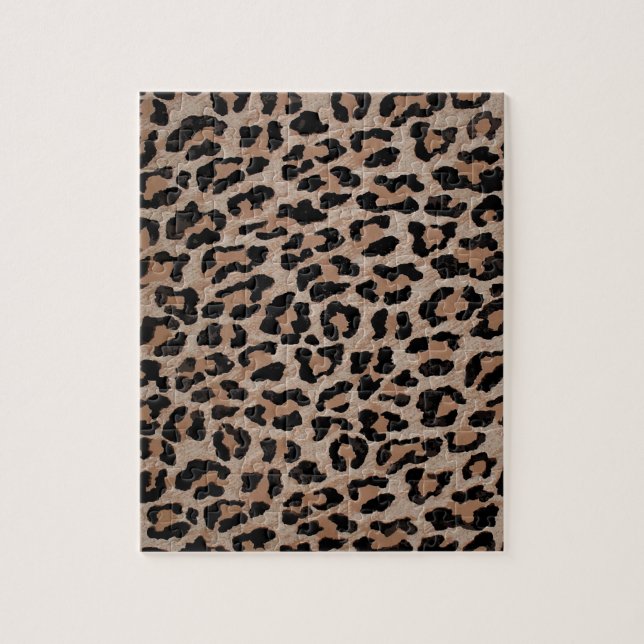 cheetah leopard print jigsaw puzzle (Vertical)