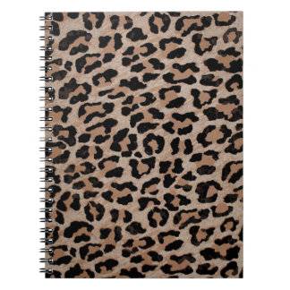 cheetah leopard print notebook