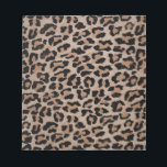 cheetah leopard print notepad<br><div class="desc">"cheetah leopard print ", "leopard print", "Animal Print",  cheetah, leopard, ocelot, "black leopard", "leopard fur", "leopard art", "brown leopard", , tacky fur,  furry, , "african leopard"wildlife animal feline cat brown black pattern print</div>