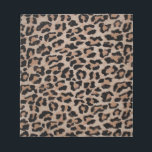 cheetah leopard print notepad<br><div class="desc">"cheetah leopard print ", "leopard print", "Animal Print",  cheetah, leopard, ocelot, "black leopard", "leopard fur", "leopard art", "brown leopard", , tacky fur,  furry, , "african leopard"wildlife animal feline cat brown black pattern print</div>