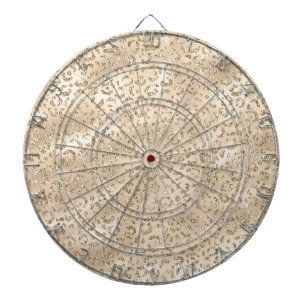 Cheetah Leopard Skin Print Pattern Animal Dartboard