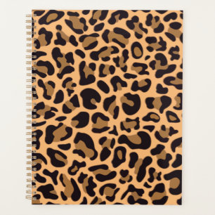 Cheetah Leopard Spots Wild Animal Print Planner