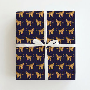 Cheetah, leopard wrapping paper