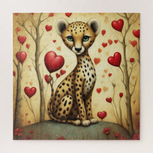Cheetah Love 3 Jigsaw Puzzle