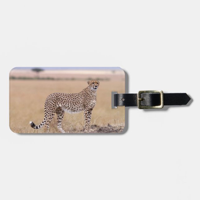 Cheetah Luggage Tag (Front Horizontal)