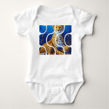 Cheetah Mother and Cub Wildlife Design