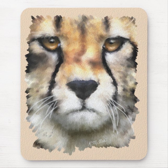 Cheetah Mouse Mat (Front)