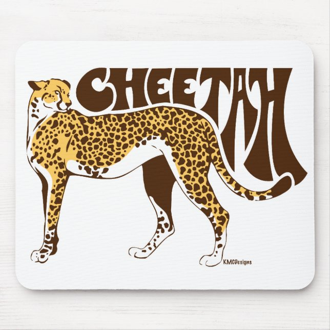 Cheetah Mouse Mat (Front)
