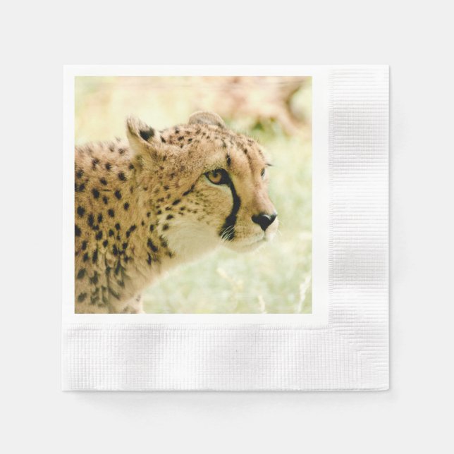 cheetah napkin (Front)
